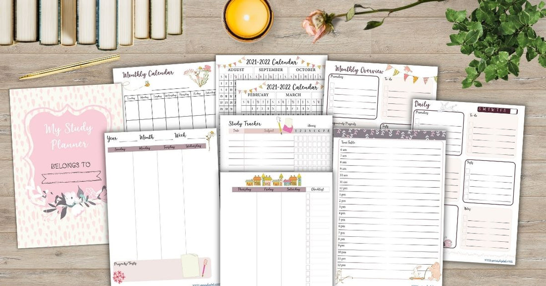 2021 free study printables