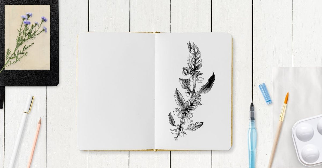 How to draw peony flowers - make a stunning bujo theme