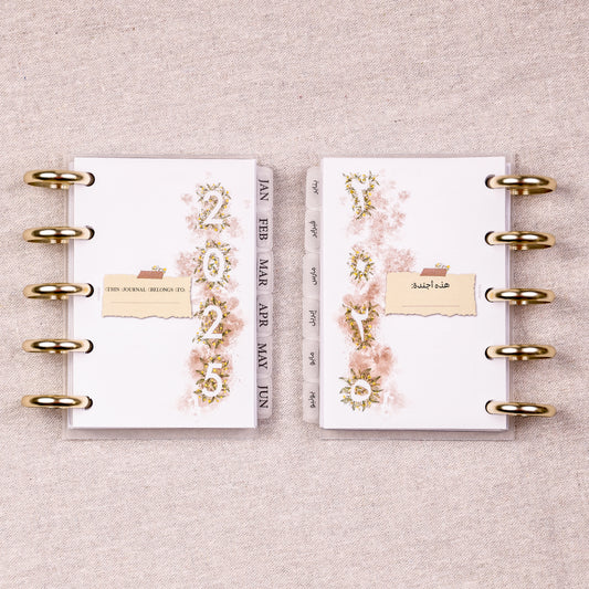 A7 2025 Yearly Agenda Planner | Discbound Rings