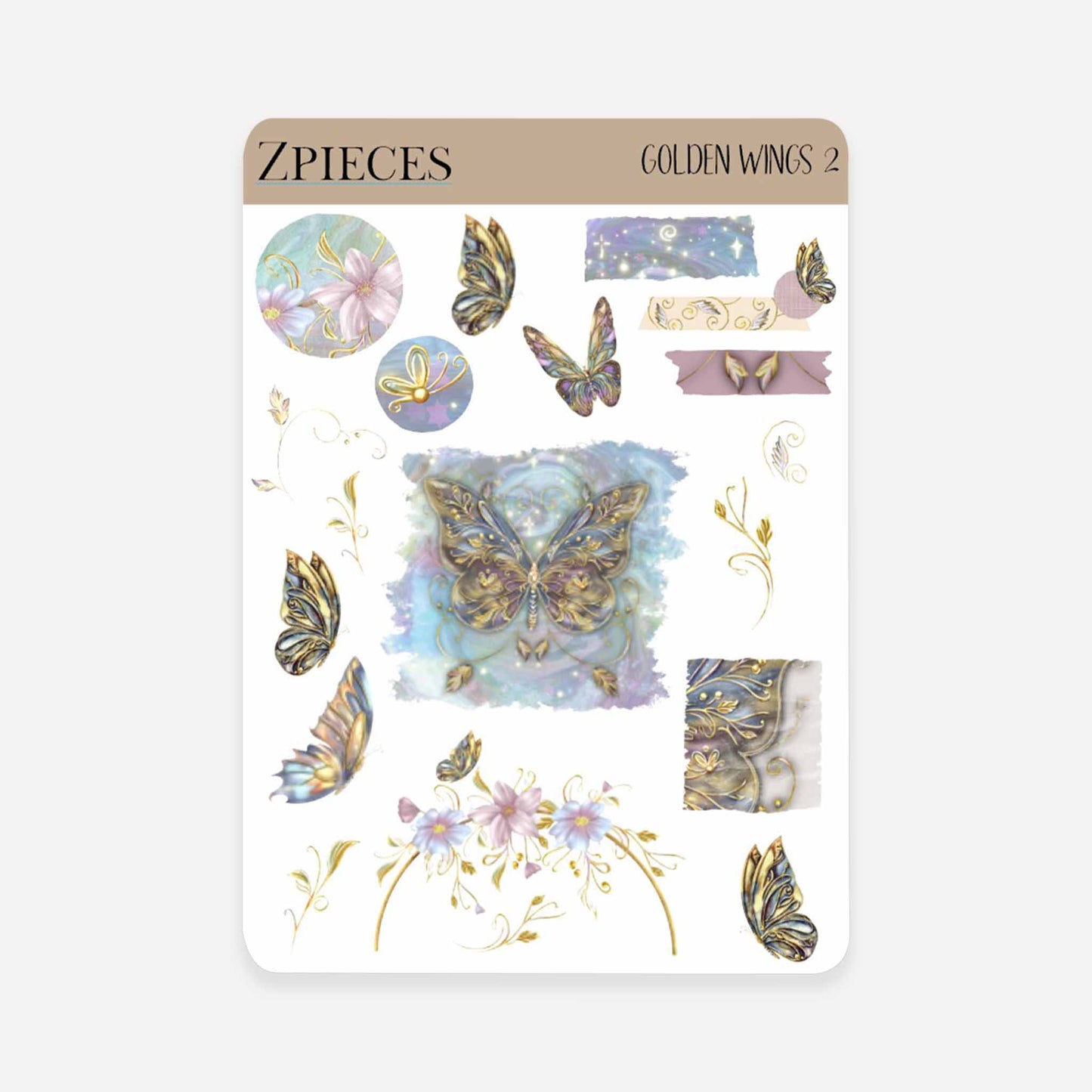 Whimsical Butterflies | Planner & journal Sticker Sheet