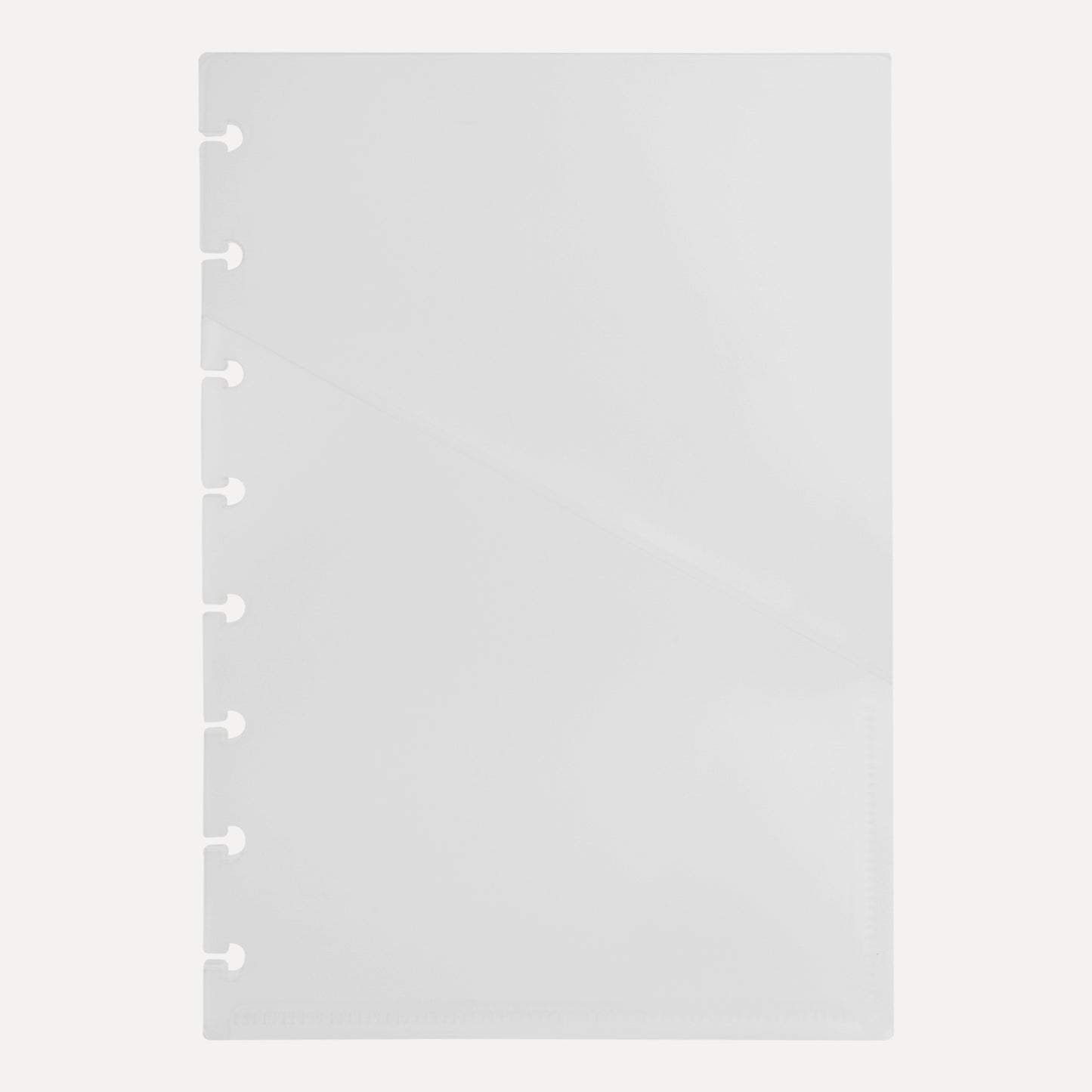 A5 Discbound Pocket insert planner | Frosted Clear