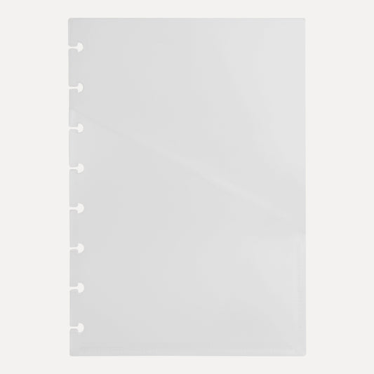 A5 Discbound Pocket insert planner | Frosted Clear