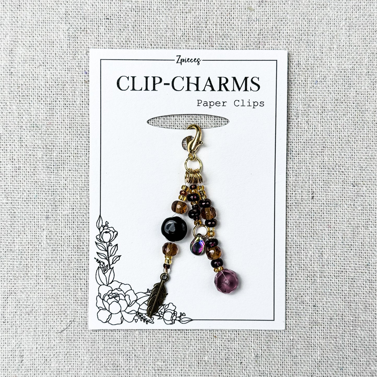 Clip Charm | mystical purple