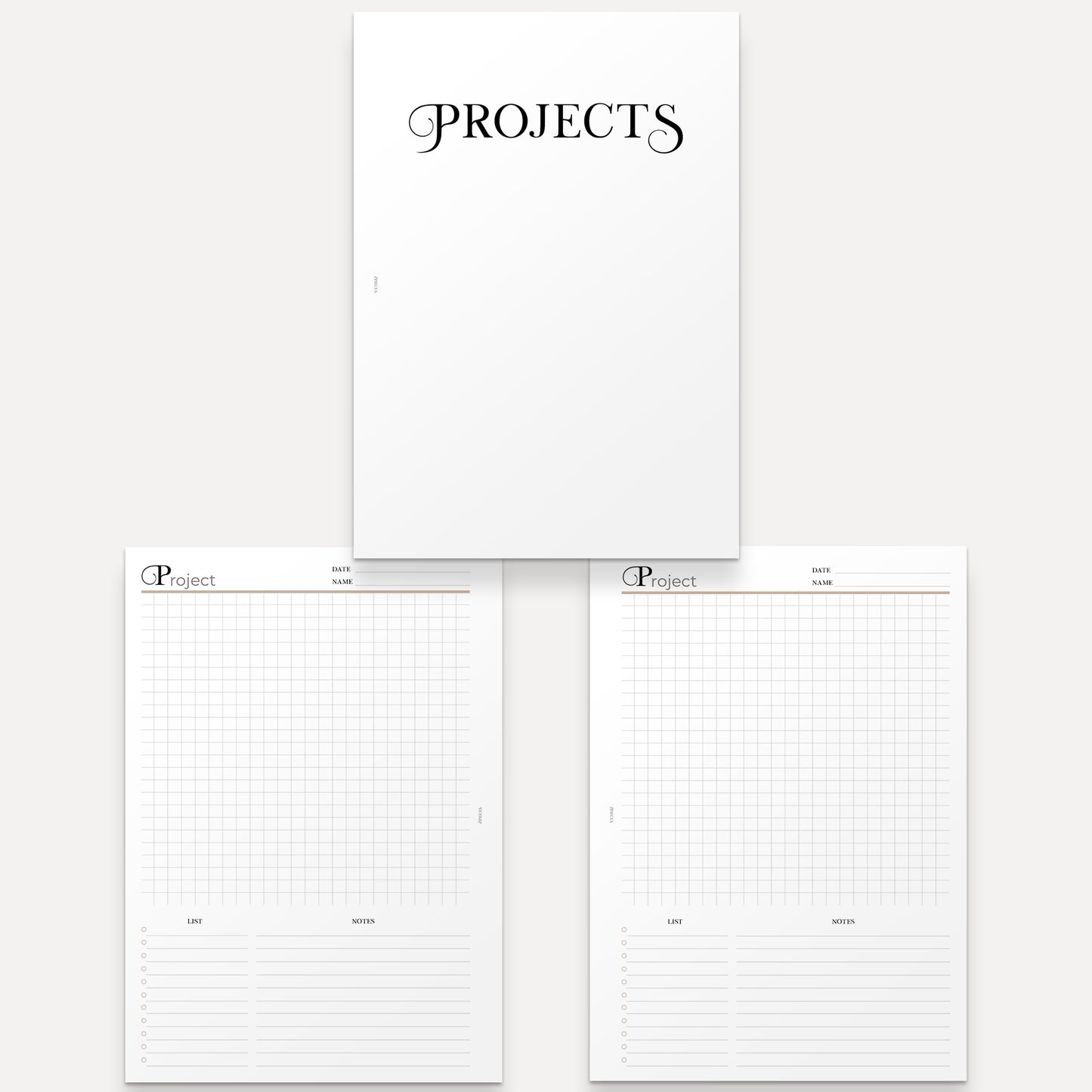 Project Planner Inserts | A5 Discbound