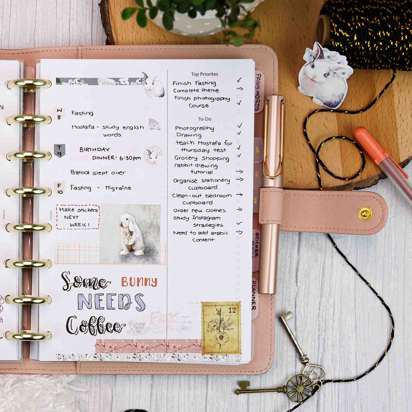 planner to-do list